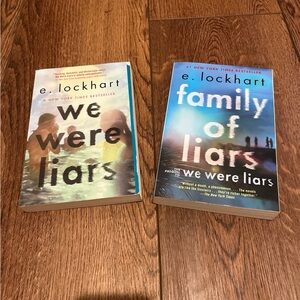 E. Lockhart 'We Were Liars' and 'Family of Liars' Book Set